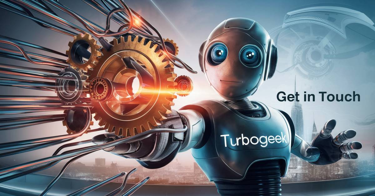 What is Get in touch in turbogeekorg?