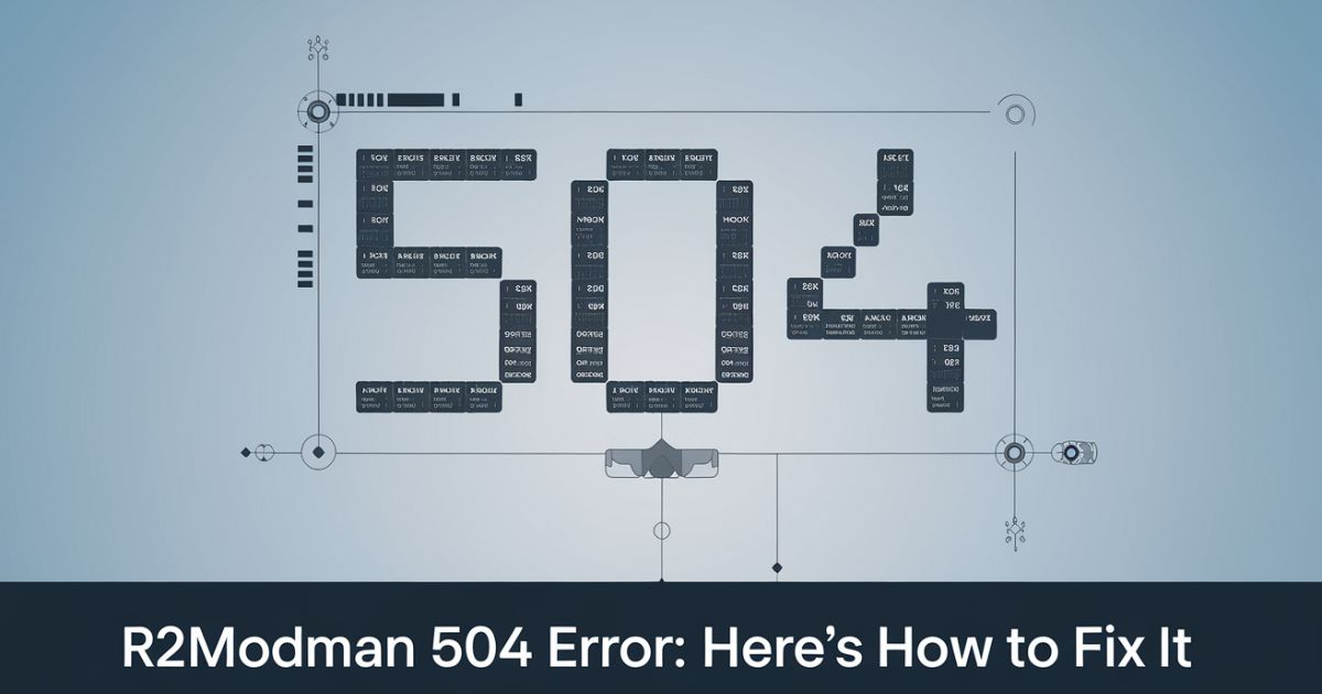 R2ModMan 504 Error: Here’s How to Fix It